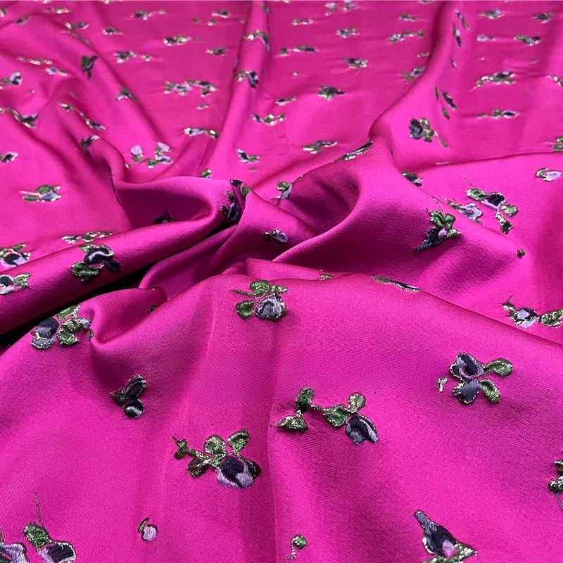 Sewing Thread In Textile - Elegant Gold Thread 3D นูนผ้า Jacquard