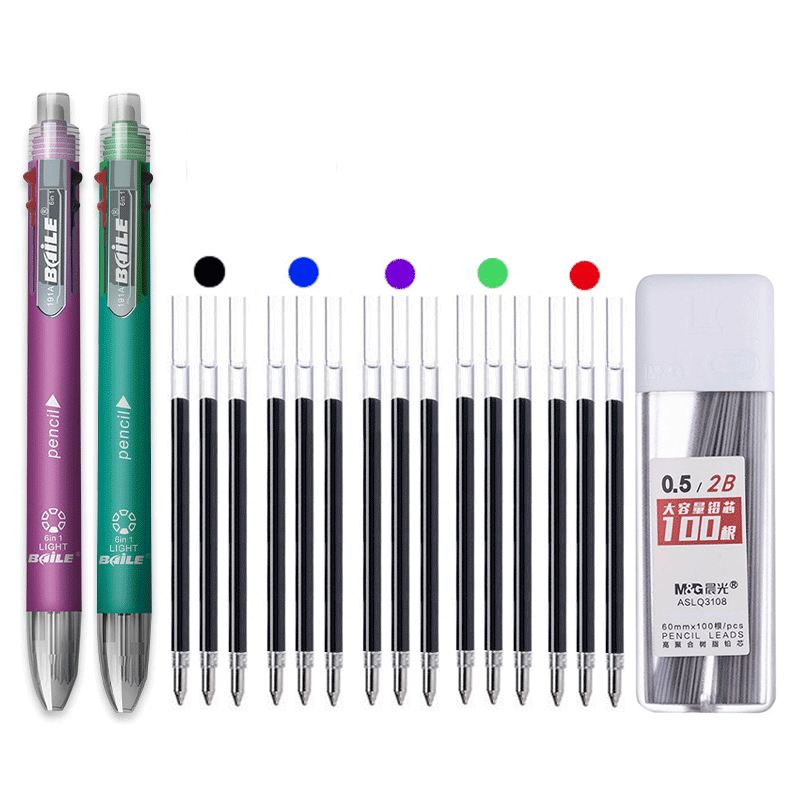 6 In 1 MultiColor ปากกาปากกาลู - Staedtler Pencil Lumocolor บทวิจารณ์และราคา