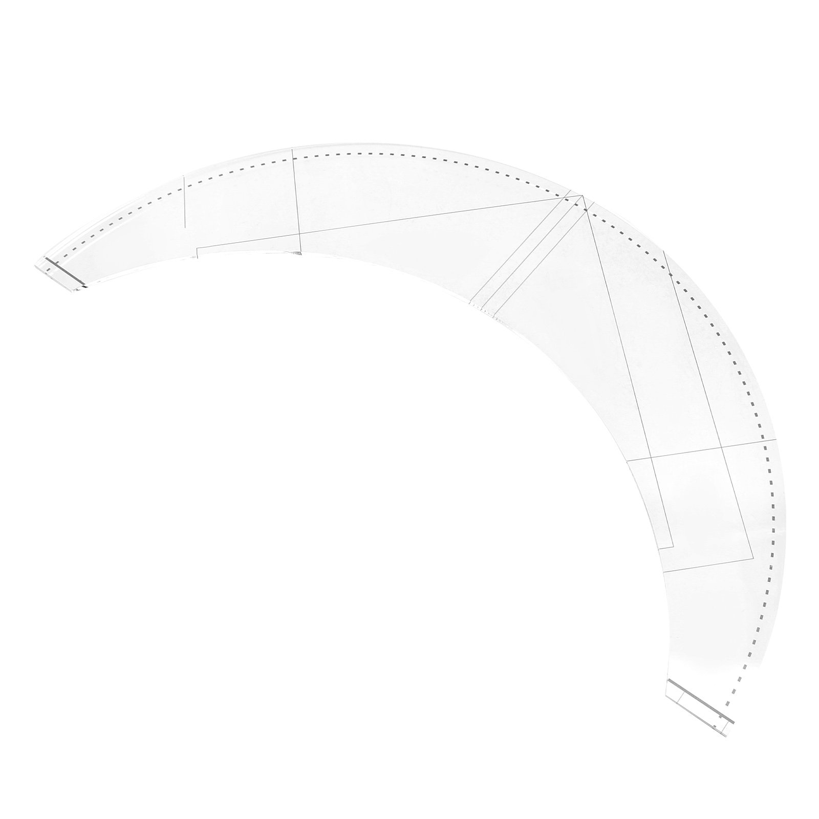 ไม้บรรทัดอะคริลิกอเนกประสงค์สำ - Sewing Gauge Ruler บทวิจารณ์และราคา