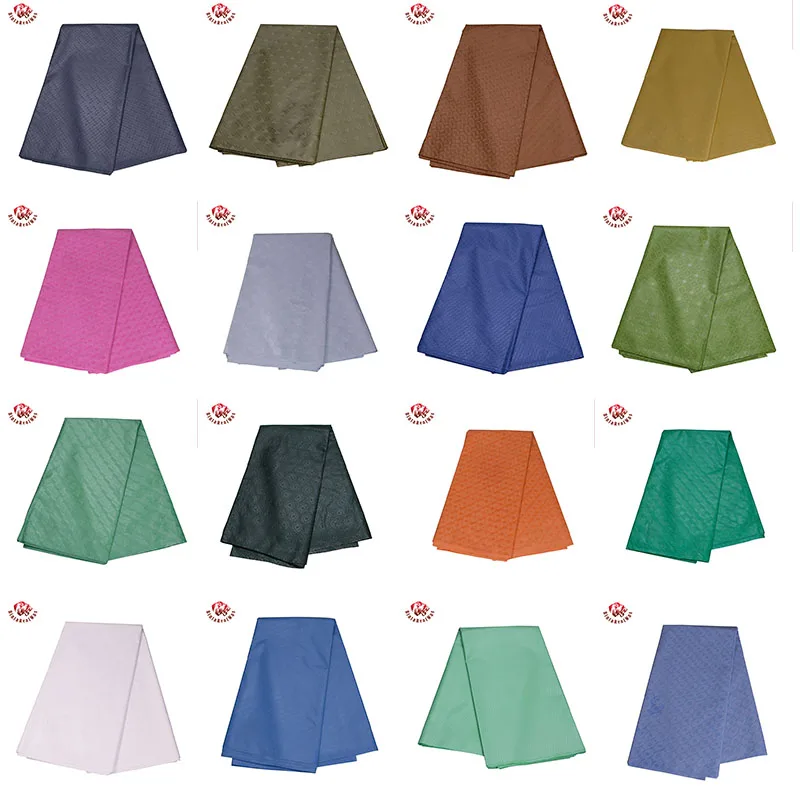 Jacquardผ้าโพลีเอสเตอร์Bazin R - Sewing Batik Fabric บทวิจารณ์และราคา